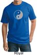 Mens Yoga Shirt Yin Yang Big Print Meditation Tall T-shirt