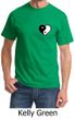 Mens Yoga Shirt Yin Yang Heart Pocket Print Tee T-Shirt