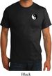 Mens Yoga Shirt Yin Yang Patch Pocket Print Organic Tee T-Shirt