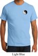 Mens Yoga Shirt Yin Yang Patch Pocket Print Organic Tee T-Shirt