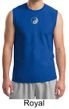 Mens Yoga Shirt Yin Yang Small Print Meditation Muscle Shirt