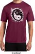 Mens Yoga Shirt Yin Yang Sun Moisture Wicking Tee T-Shirt