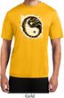 Mens Yoga Shirt Yin Yang Sun Moisture Wicking Tee T-Shirt