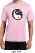 Mens Yoga Shirt Yin Yang Sun Moisture Wicking Tee T-Shirt