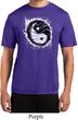 Mens Yoga Shirt Yin Yang Sun Moisture Wicking Tee T-Shirt