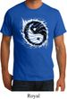 Mens Yoga Shirt Yin Yang Sun Organic Tee T-Shirt
