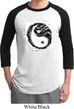 Mens Yoga Shirt Yin Yang Sun Raglan Tee T-Shirt