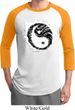 Mens Yoga Shirt Yin Yang Sun Raglan Tee T-Shirt