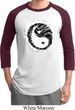 Mens Yoga Shirt Yin Yang Sun Raglan Tee T-Shirt