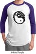 Mens Yoga Shirt Yin Yang Sun Raglan Tee T-Shirt