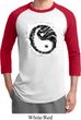 Mens Yoga Shirt Yin Yang Sun Raglan Tee T-Shirt