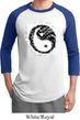 Mens Yoga Shirt Yin Yang Sun Raglan Tee T-Shirt