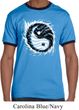 Mens Yoga Shirt Yin Yang Sun Ringer Tee T-Shirt