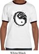 Mens Yoga Shirt Yin Yang Sun Ringer Tee T-Shirt