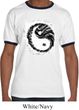 Mens Yoga Shirt Yin Yang Sun Ringer Tee T-Shirt