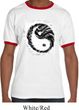Mens Yoga Shirt Yin Yang Sun Ringer Tee T-Shirt
