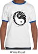 Mens Yoga Shirt Yin Yang Sun Ringer Tee T-Shirt