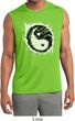 Mens Yoga Shirt Yin Yang Sun Sleeveless Moisture Wicking Tee T-Shirt