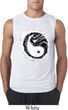 Mens Yoga Shirt Yin Yang Sun Sleeveless Tee T-Shirt