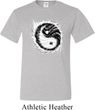 Mens Yoga Shirt Yin Yang Sun Tall Tee T-Shirt