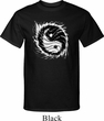 Mens Yoga Shirt Yin Yang Sun Tall Tee T-Shirt