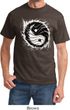 Mens Yoga Shirt Yin Yang Sun Tee T-Shirt