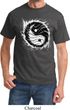 Mens Yoga Shirt Yin Yang Sun Tee T-Shirt