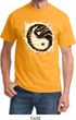 Mens Yoga Shirt Yin Yang Sun Tee T-Shirt