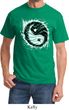 Mens Yoga Shirt Yin Yang Sun Tee T-Shirt