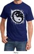 Mens Yoga Shirt Yin Yang Sun Tee T-Shirt