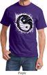 Mens Yoga Shirt Yin Yang Sun Tee T-Shirt