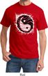 Mens Yoga Shirt Yin Yang Sun Tee T-Shirt