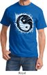 Mens Yoga Shirt Yin Yang Sun Tee T-Shirt