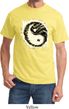Mens Yoga Shirt Yin Yang Sun Tee T-Shirt