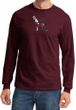 Mens Yoga Shirt Yoga Now Wine Later Long Sleeve Tee T-Shirt