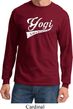 Mens Yoga Shirt Yogi University Long Sleeve Tee T-Shirt