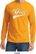 Mens Yoga Shirt Yogi University Long Sleeve Tee T-Shirt