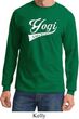 Mens Yoga Shirt Yogi University Long Sleeve Tee T-Shirt