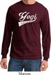 Mens Yoga Shirt Yogi University Long Sleeve Tee T-Shirt