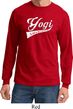Mens Yoga Shirt Yogi University Long Sleeve Tee T-Shirt