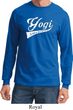 Mens Yoga Shirt Yogi University Long Sleeve Tee T-Shirt