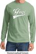 Mens Yoga Shirt Yogi University Long Sleeve Tee T-Shirt