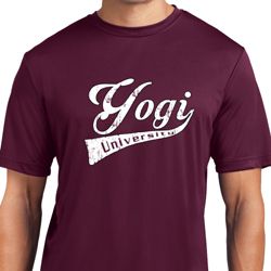 Mens Yoga Shirt Yogi University Moisture Wicking Tee T-Shirt