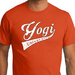 Mens Yoga Shirt Yogi University Organic Tee T-Shirt