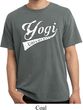 Mens Yoga Shirt Yogi University Pigment Dyed Tee T-Shirt