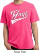 Mens Yoga Shirt Yogi University Pigment Dyed Tee T-Shirt