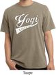 Mens Yoga Shirt Yogi University Pigment Dyed Tee T-Shirt