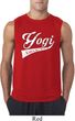 Mens Yoga Shirt Yogi University Sleeveless Tee T-Shirt