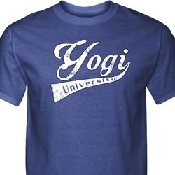 Mens Yoga Shirt Yogi University Tall Tee T-Shirt