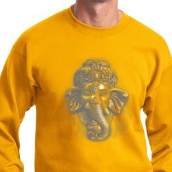 Mens Yoga Sweatshirt 3D Ganesha Lights Sweat Shirt